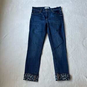 Loft modern skinny crop jeans